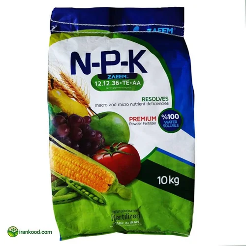 کود NPK(12-12-36+TE+AA) زعیم ده کیلوگرمی