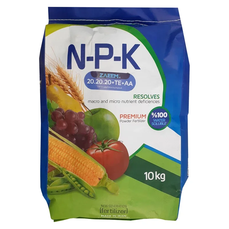 کود N-P-K (20-20-20+TE)  زعیم10 کیلوگرمی