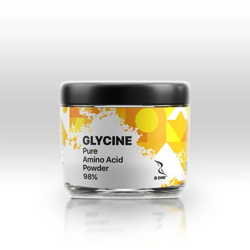 اسیدآمینه گلایسین 98% پودری  بارافشان 100 گرمی